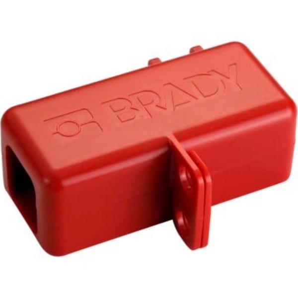 Brady® 150820 BatteryBlock Cable Lockout - Small, ABS Plastic, Red, 1/4' Cable Length, Brady, Mfr#: 150820